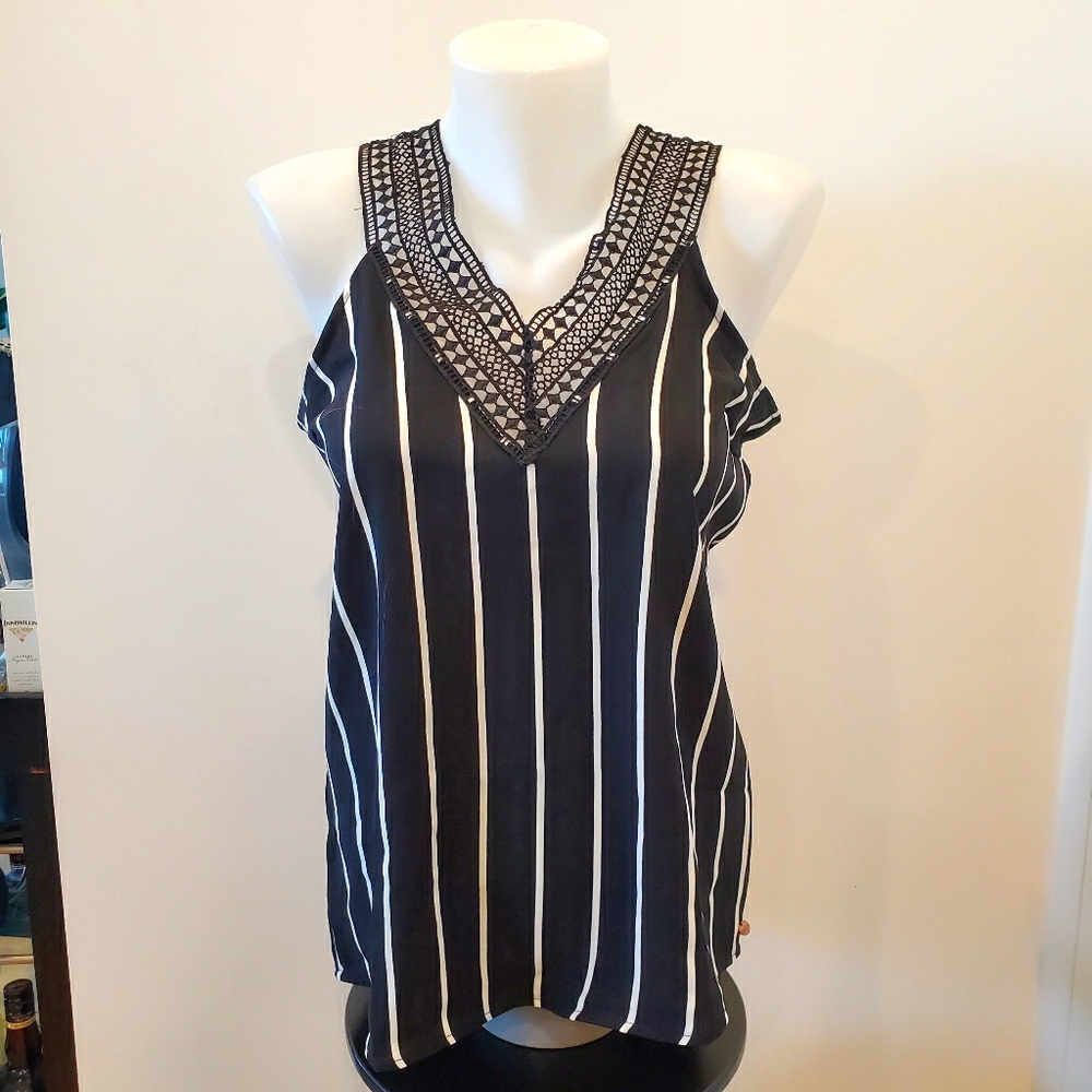 Orb Selena Lace Embellished Cami/Tank